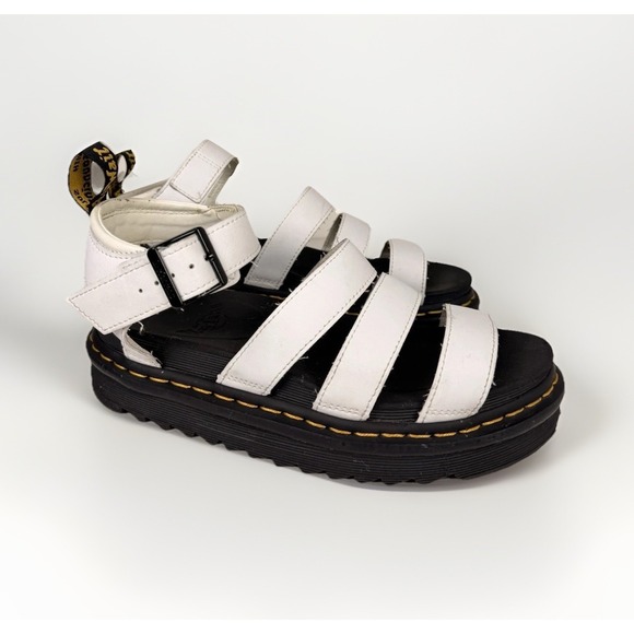 Dr. Martens Shoes - Dr Doc Martens Blaire Women's Size 8 Leather Strappy Platform Gladiator Sandals